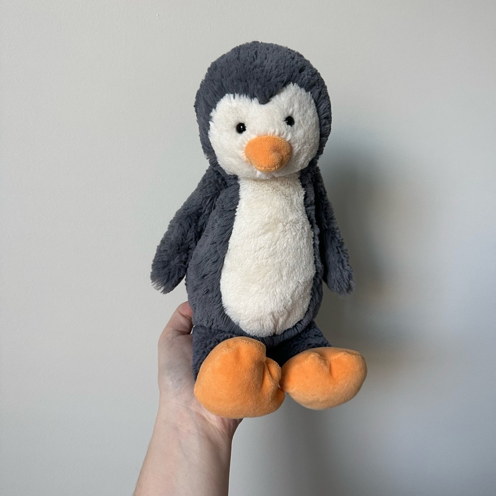 Jellycat Bashful Grey Penguin